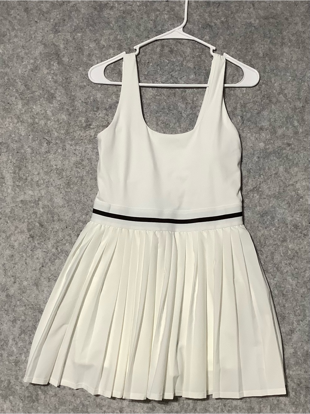 all in motion White Tennis Dress w/shorts Pickleball Country Club Preppy